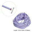 thumbnail image 2 of 11 Yards 2mm Round Leather Cord Lacing Strings for DIY Crafts Light Purple, 2 of 6