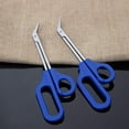 thumbnail image 4 of Easy Reach Toenail Scissors, High Quality Stainless Steel Ergonomically Designed For Precision Cutting, Asymmetrical Design Long Handle (7.87", 4 of 7
