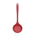 thumbnail image 1 of Silicone Slotted Skimmer Spatula Lightweight Slotted Spoon Skimmer Spoon Strainer Ladle with Long Handle, 1 of 5