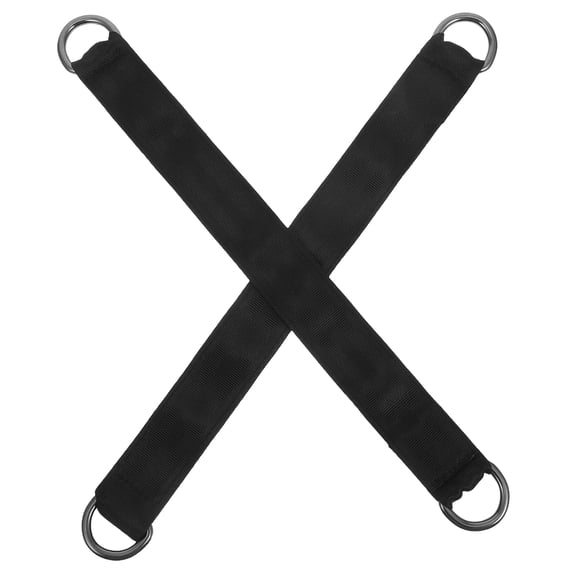 FOMIYES Hammock Straps Black with Antislip Function 2Pcs