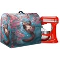 thumbnail image 1 of Funny Cartoon Otter Stand Mixer Cover Kitchen Dust Cover for 4.5-5 Quart Stand Mixer Lightweight Mixer Cover with Top Handle and Pockets for Extra Accessories, 1 of 7