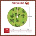 thumbnail image 2 of Sikiie Golden Glitter Butterflies Nativity Christmas Tree Skirt, Jesus Christian Winter Holiday Tree Mat Decoration(30-48IN)30", 2 of 6