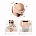 thumbnail image 2 of Maternity Belt Pregnancy Support Belt Breathable Belly Band Adjustable Abdominal Binder, Back and Pelvic Support, Prenatal Cradle for Baby Prenatal and Postpartum Use, 2 of 9