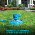thumbnail image 4 of Aqua Joe Mini Gear-Driven Oscillating Sprinkler on Sled Base, Customizable Coverage, 4,250 Sq. ft. Max Coverage, 4 of 13