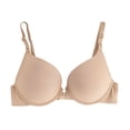thumbnail image 3 of YOIAVAIOY Women's Wireless Solid Bra 4 Row 3 Hook Racerback Lift Ladies Everyday Lingerie Khaki M, 3 of 6