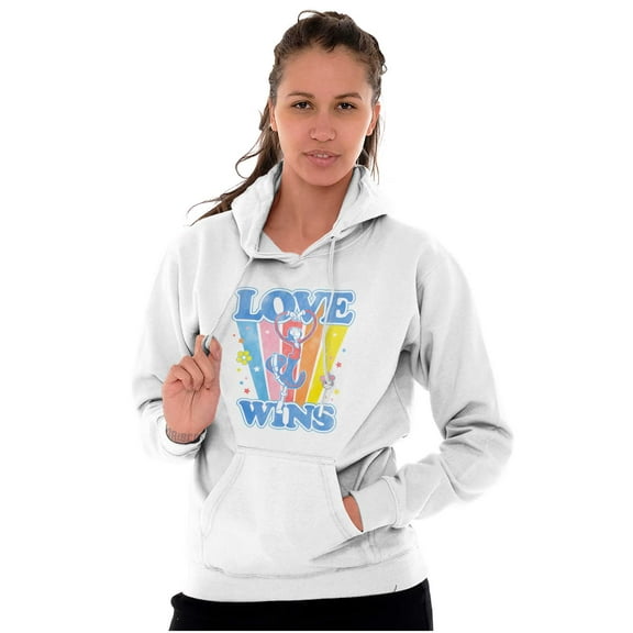 Retro Popeye Olives Love Wins Hoodie Sweatshirt Women Brisco Brands M