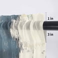 thumbnail image 5 of Green Yellow Blue Abstract Valance Curtains for Kitchen/Living Room/Bathroom/Bedroom Window, Rod Pocket Small Topper Half Short Window Curtains Voile Sheer Scarf, Modern Abstract Art Color 42"x18", 5 of 8