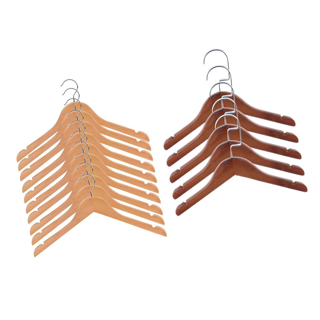 Childrens Hangers Notched Strong Quality 20 Hangers Blue Or Pink 