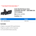 thumbnail image 2 of Intake Manifold Runner Valve - Compatible with 2001 - 2005 BMW 330i 3.0L 6-Cylinder 2002 2003 2004, 2 of 2
