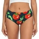 thumbnail image 1 of Balery Tomatoes Ropa Interior de Algodón para Mujer con Dibujo – Braguitas Cómodas y Elásticas, Estilo Clásico-Large, 1 of 6