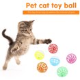 thumbnail image 2 of Mascota interactiva para gatos que juega con campanas huecas, juguetes para entrenar, pelota con sonajero para rascar Ndcxsfigh Libre de BPA, 2 of 7
