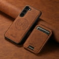 thumbnail image 5 of ELEHOLD Leather Case for Samsung Galaxy S24 Premium Lychee Texture Leather Case with Detachable Magnetic Card Holder Compatible with MagSafe Shockproof Case for Samsung S24,Brown, 5 of 7