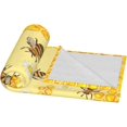 thumbnail image 5 of Bee Blanket Cozy Fluffy Honey Bee Fleece Throw Blankets for Girls Women Plush Soft Warm Bee Lightweight Flannel Gifts Blanket for Adult Kids 50"X40", 5 of 6