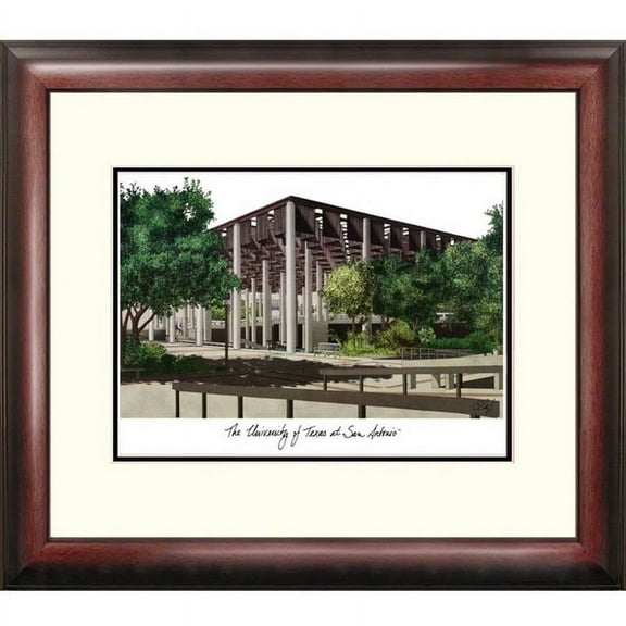 University of Texas, San Antonio Alumnus Framed Lithograph