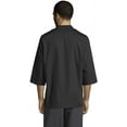 thumbnail image 2 of Vtex 0975-0101 Epic 3 By 4 Sleeve Chef Shirt, Black, Extra Small, 2 of 6