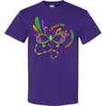 thumbnail image 3 of Inktastic Laissez Les Bon Temps Rouler Mardi Gras Mask T-Shirt, 3 of 5
