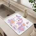 thumbnail image 6 of Dish Drying Mat Absorbent Dish Drainer Kitchen Counter 23.6x19.7inch Dish Drying Pad for Countertops Sinks Draining Racks Pastel Colors Unicorn, 6 of 9