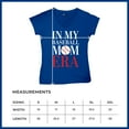 thumbnail image 7 of In My Baseball Mom Era Women's V-Neck T-shirt Funny Mom of Boys Best Team Supporter Mother Active Sports Child Mommy Tee, 7 of 7