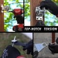 thumbnail image 2 of 6 Inch Stainless Steel Winch Hardware Kit Complate Installation Set for Rectangle Or Square Sun Shade Sail Include Cables Winches Hardware B, 2 of 5