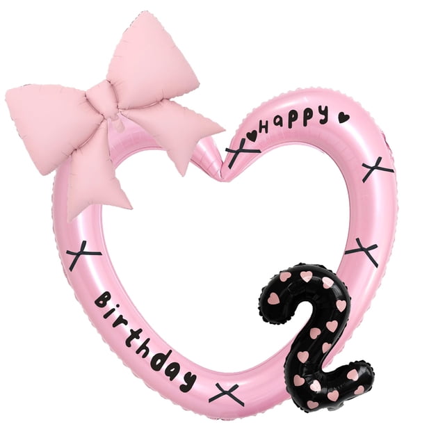 Set de decoración con globos xfbbchh para decoración de fiesta de segundo cumpleaños