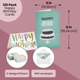 thumbnail image 2 of Paquete de 120 Tarjetas de Cumpleaños BEST PAPER GREETINGS con Sobres, 2 of 5