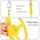 thumbnail image 3 of Greeniant Volante columpio colgante anillo giratorio de 360 ​​grados patio de juegos cuerda de escalada hebilla Kit entrenamiento ejercicio Escalada Amarillo, 3 of 6