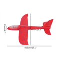 thumbnail image 3 of Vogacara Lanzamiento de mano LED grande, avión planeador, avión de espuma inercial, juguete EPP, modelo de avión para niños al aire libre Juguetes Educativos No.1 Vogacara FN003224-01, 3 of 6