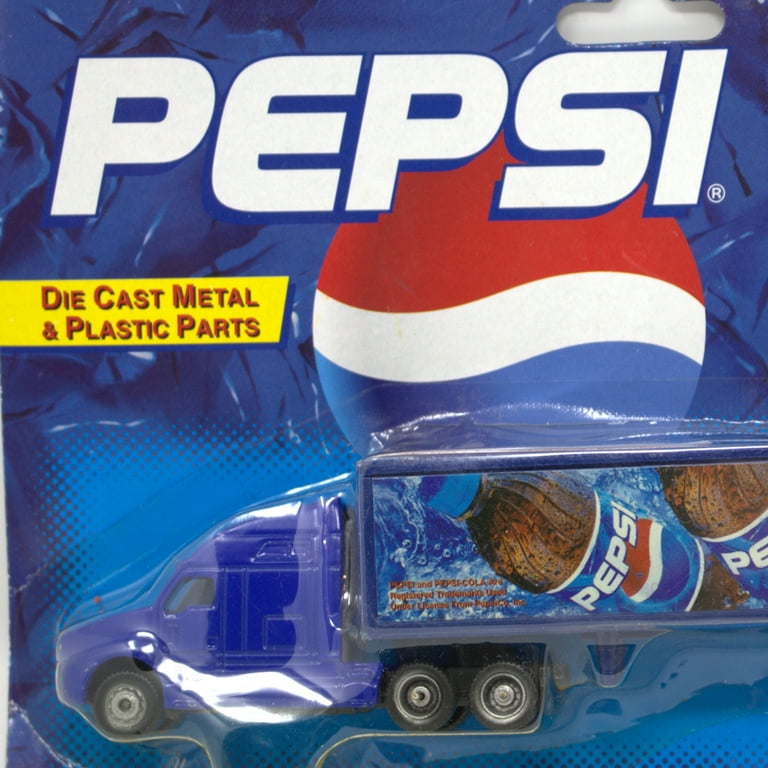PEPSI トレーラー ミニカー PEPSI 100周年トレーラー ミニカー 黒/金 全長約34㎝ - メルカリ