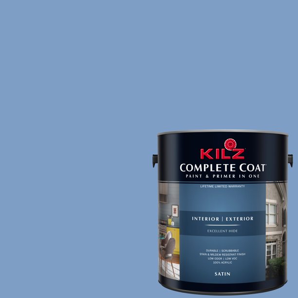 Lake Periwinkle, KILZ Complete Coat Interior/Exterior Lake Periwinkle, KILZ Complete Coat Interior/Exterior