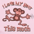thumbnail image 2 of CafePress - I Love My Aunt Infant Bodysuit - Baby Light Bodysuit, Size Newborn - 24 Months, 2 of 4