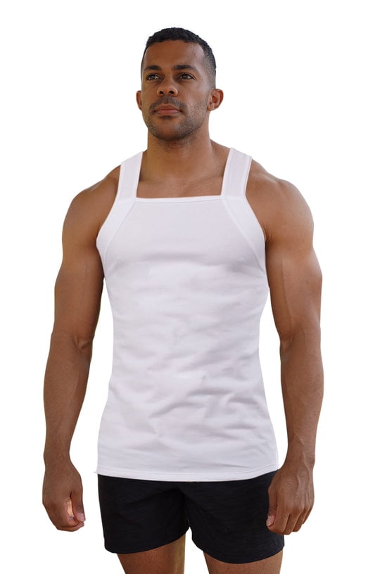 Different Touch GUnit Style Square Cut Tank Top for Men
