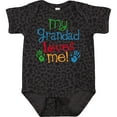thumbnail image 3 of Inktastic My Grandad Loves Me Boys or Girls Baby Bodysuit, 3 of 5