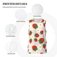 thumbnail image 3 of Sikiie Strawberry Floral Basketball Jersey Reversible Men's Mesh Athletic Sports Shirts Training Practice S-4XLMedium, 3 of 6