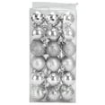 thumbnail image 2 of Christmas Ball Decorations, Xmas Tree Decor PVC Shatterproof 6 Styles  for Holiday Decoration Silver,Gold, 2 of 8
