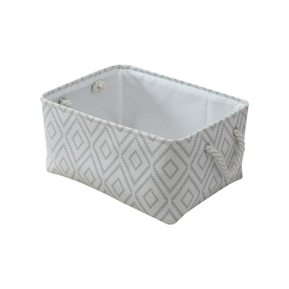 Cinvoph Large Closet Storage Baskets Bins for Shelves Closet Organizers with Handles Collapsible Baskets for Blanket Clothing Comforter Bedding 14"x10"x6"