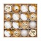 thumbnail image 4 of 16x Bolas Navideñas Adornos Navideños Colgantes Bolas Colgantes Oro blanco, 4 of 9