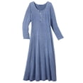 thumbnail image 2 of Woman Within Plus Size Henley Tee Maxi Dress, 2 of 2