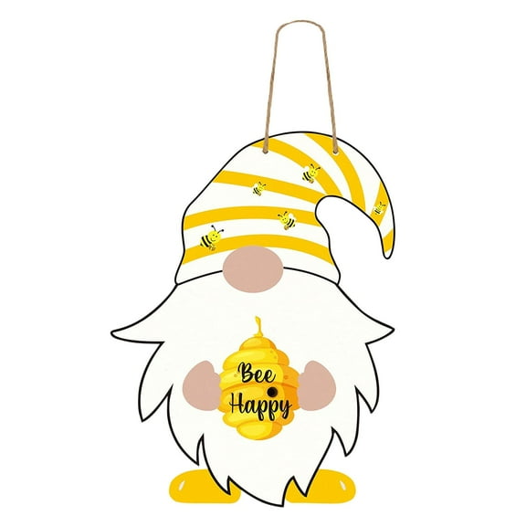 Vikakiooze Home Decor 1 Pieces Of Bumblebees Dwarf Door Hanging Logos Accessory Porch Decoration