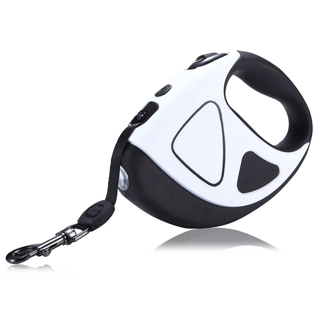 Retractable Dog Leash 5m with LED Flashlight for Small Medium Big Breed Dogs, Extendable Leash for Night Walks