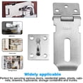 thumbnail image 4 of 2 Pcs Verrou de Porte en Acier Inoxydable 7.6cm, Clip de Verrou de Porte, 4 of 5