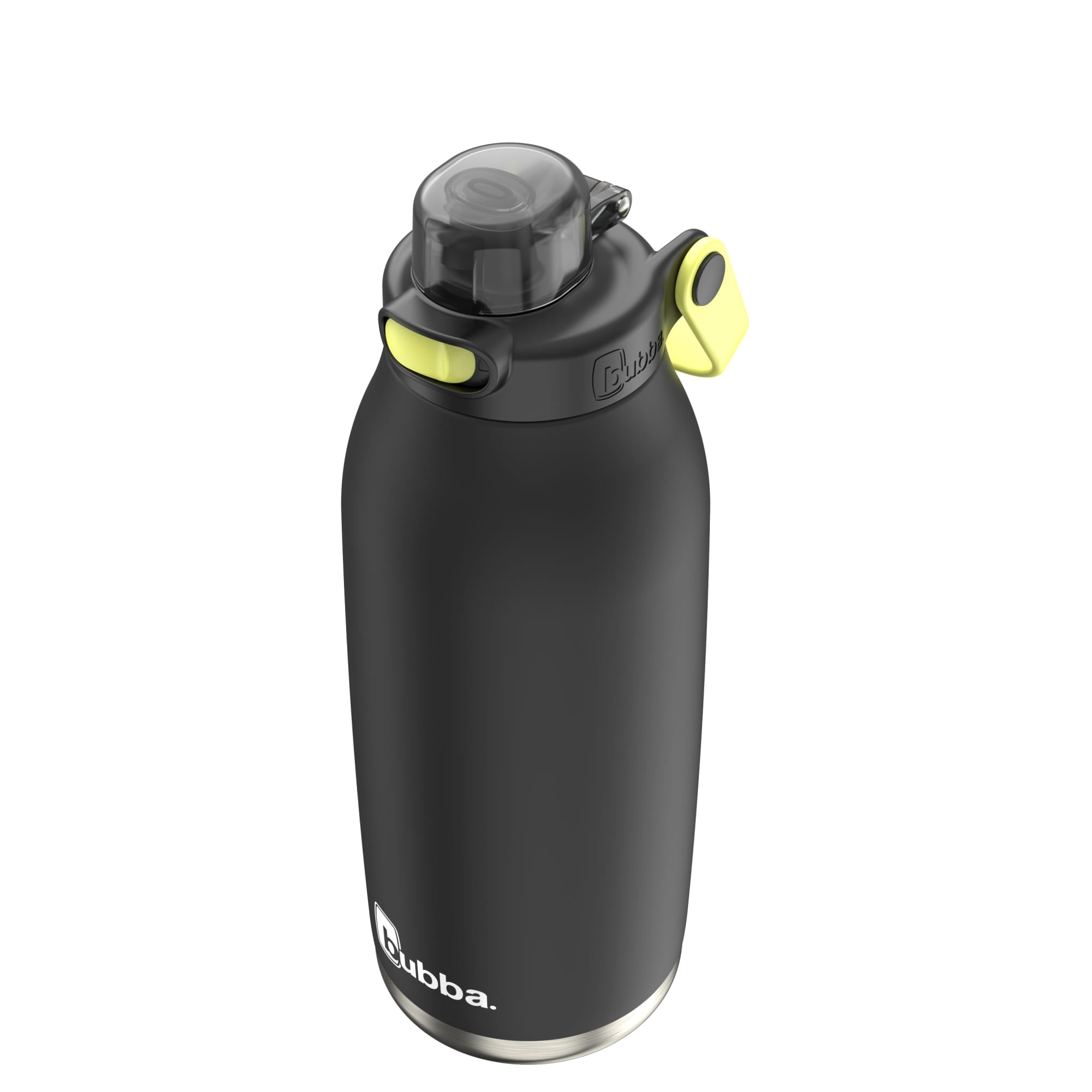 Bubba Radiant Vacuum-Insulated 40 oz Bundle of 2 - Black & Pink - Stainless Steel Water Bottles with Push Button & Pop Up Straw 2 Count