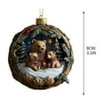 thumbnail image 2 of dajkiuy Bear Family Christmas Ornaments, Family Christmas Tree Decorations, Unique Bear Gifts for Mom, Dad, Grandma, Grandpa, 2 of 5