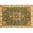 thumbnail image 1 of Ahgly Company Indoor Rectangle Abstract Brown Modern Area Rugs, 4' x 6', 1 of 4