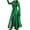 Green, variant on IROINNID Women's Long Trench Coat Stand Collar Solid Color Long Sleeve Autumn And Winter Long Imitation Windbreaker Coat, Green