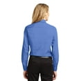 thumbnail image 2 of Port Authority Long Sleeve Shirt (L608) Ultramarine Blue, 6XL, 2 of 2