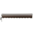thumbnail image 5 of Awntech 8 Ft Maui Left Motorized Heavy Duty Patio Retractable Awning (96in x 9.25in x 78in), Brown, 5 of 8