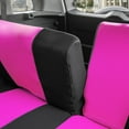thumbnail image 6 of TLH Pink Full Coverage Flat Cloth Seat Covers Rear, Universal Fit for Cars, Auto, Trucks, SUVs, 6 of 7