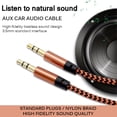 thumbnail image 2 of Cable De Audio Auxiliar Estéreo Para Coche De 3,5Mm Macho A Macho Para Teléfono Inteligente Aux Sonido Auxiliar Estéreo Cable De Datos De Audio De 3,5Mm Serendint VI004716-00, 2 of 5