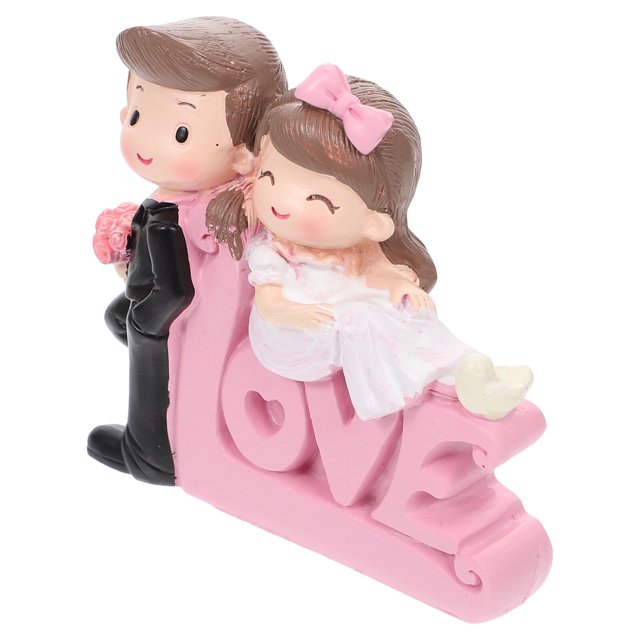 Adornos de boda, regalos, decoración, escritorio, amantes, artesanía de resina, adorno, figura romántica