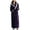 Purple, variant on fheaev Robes For Women Classic Unisex Premium Cotton Warm Night Gown Bathrobe Luxury Soft Thick And Fleece Plush Long Terry Cloth Household Sashes Pokets Clothes Bathrobe Long Pajamas